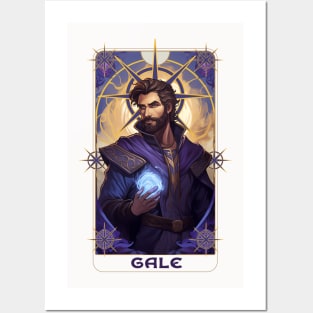 Gale, the Legendary Wizard of Waterdeep. Baldur's Gate 3 inspired funart Posters and Art